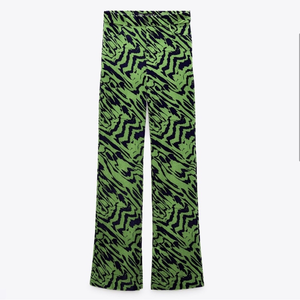 Zara Velvet Flare Pant